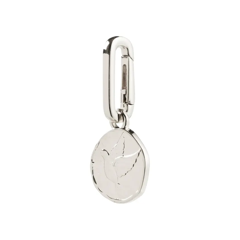 Pilgrim Pilgrim CHARM fredsdue anheng, sølvbelagt