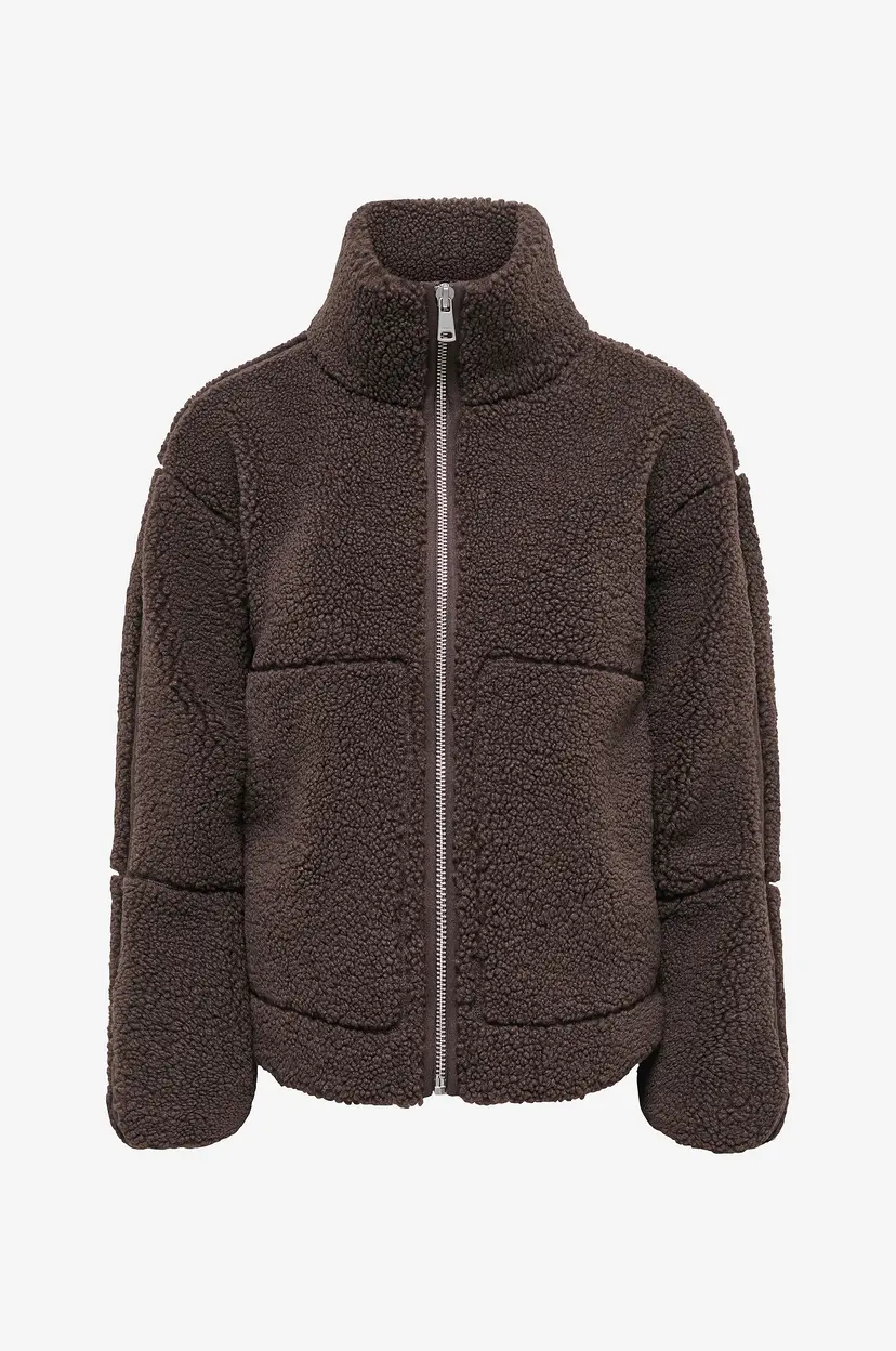 ONLY Teddyjakke onlAspen Life Teddy - Brun