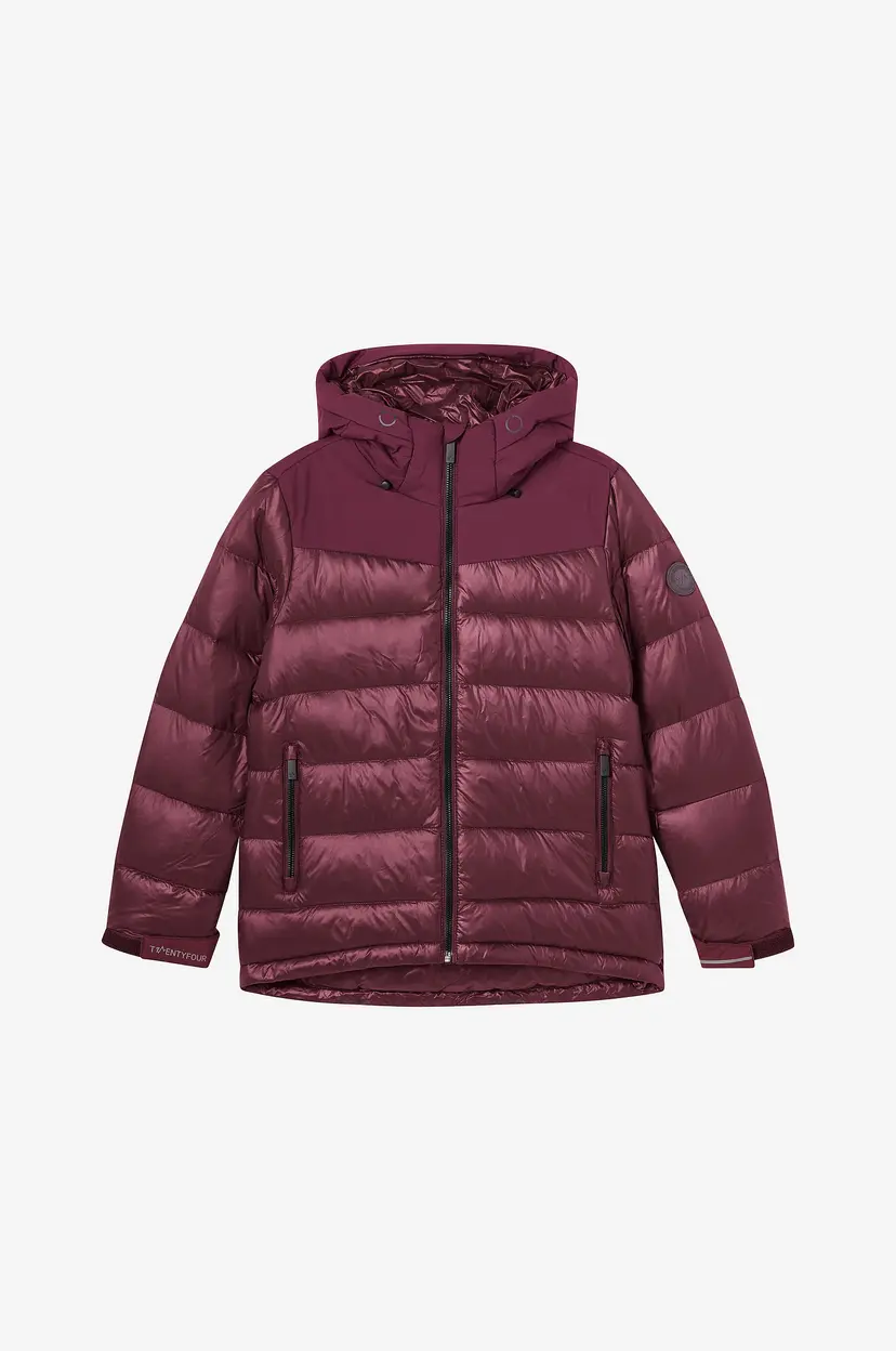 Twentyfour Dun jakke Aurora Warm Downjacket JR - Rød