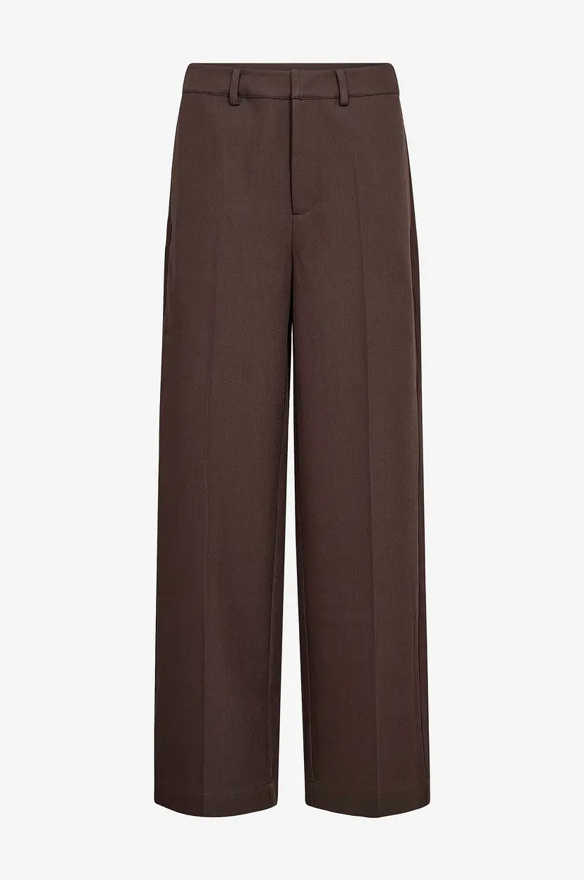 Co'couture Bukser LunaCC Wide Pant - Brun