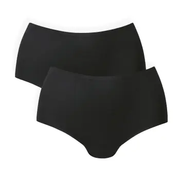 Anita Anita Truser 2P Essential High Waist Briefs Svart L/XL Dame