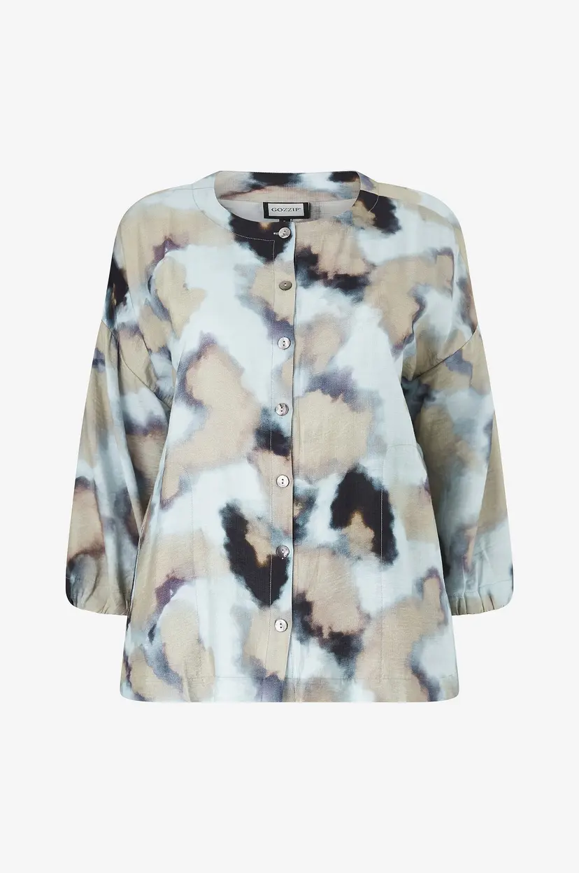 Gozzip Bluse gAnn-Mari Blouse - Blå