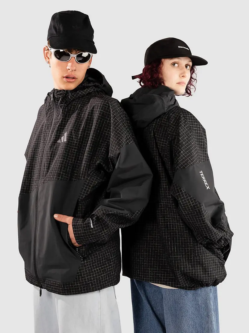 adidas Terrex adidas Terrex XPL 2L Rain Jakke svart