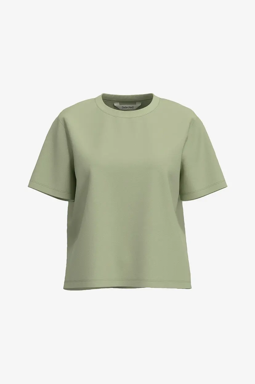 Selected Women T-skjorte slfEssential SS Boxy