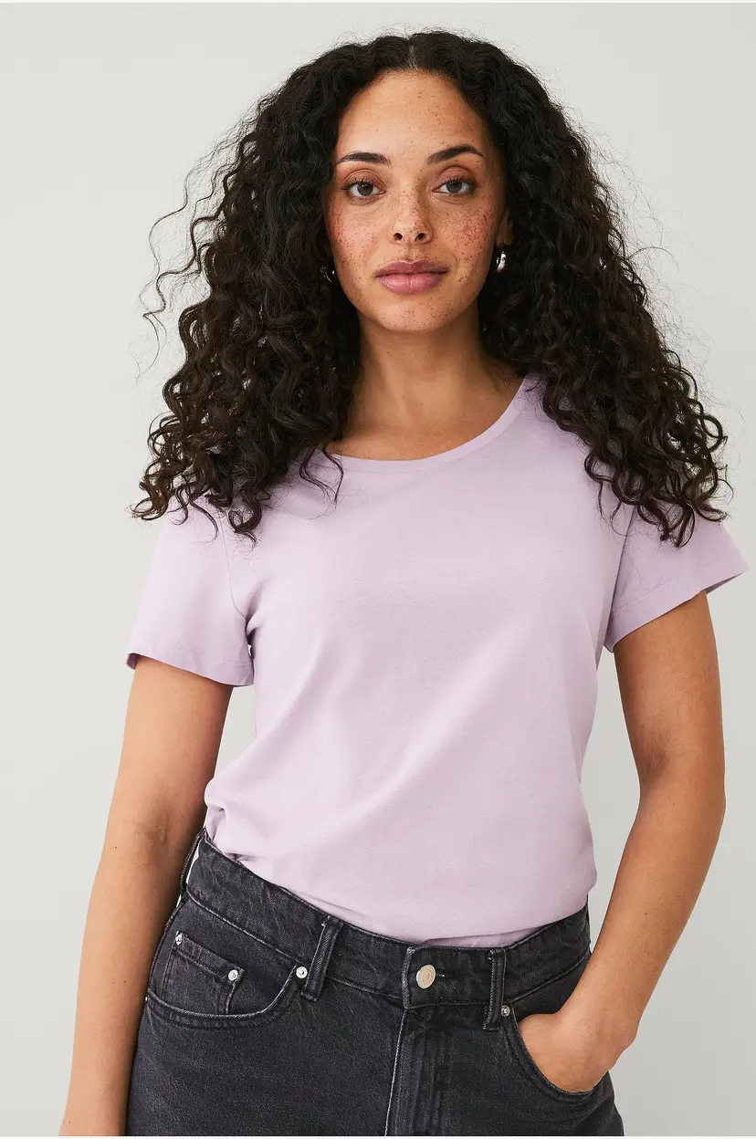 Ellos Collection T-skjorte Crew Neck - Lilla