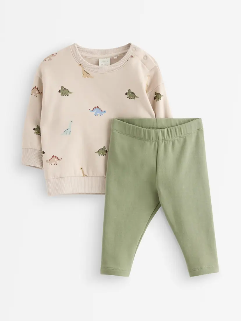 Lindex Sett med collegegenser og leggings