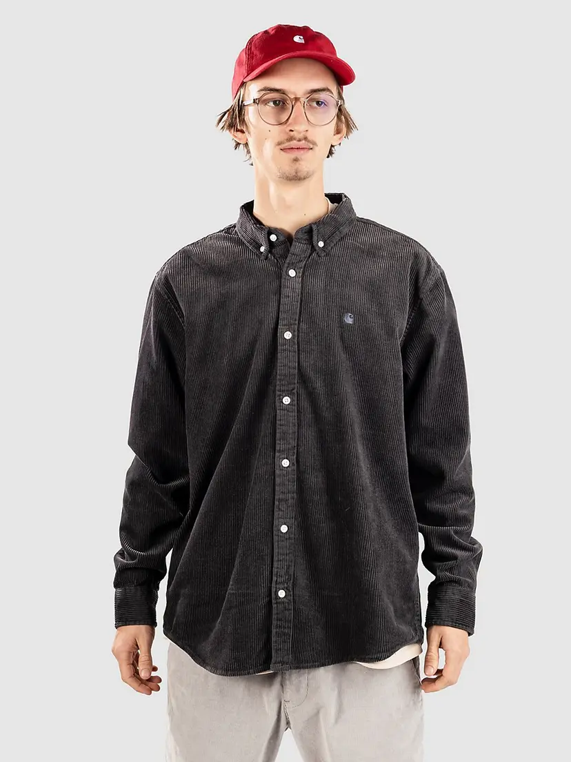 Carhartt Wip Carhartt WIP Madison Cord Skjorte grå