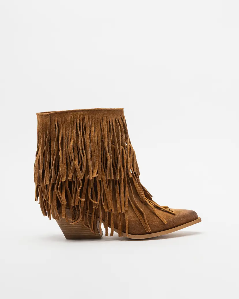 PROF PROF LILLY Camel Ankle Boots