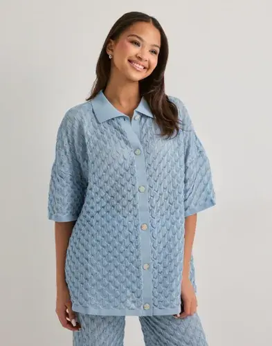 Malina Malina - Blå - Moa Knitted Shirt