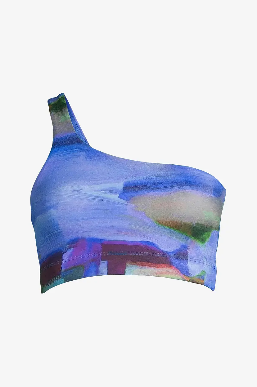Casall Bikinioverdel One Shoulder Printed Bikini Top - Blå