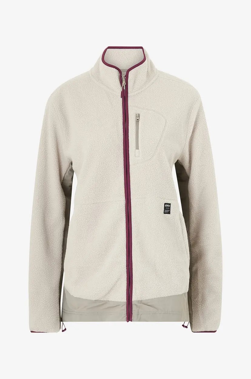 2XU Fleecejakke Polartec Full Zip Jacket - Grå