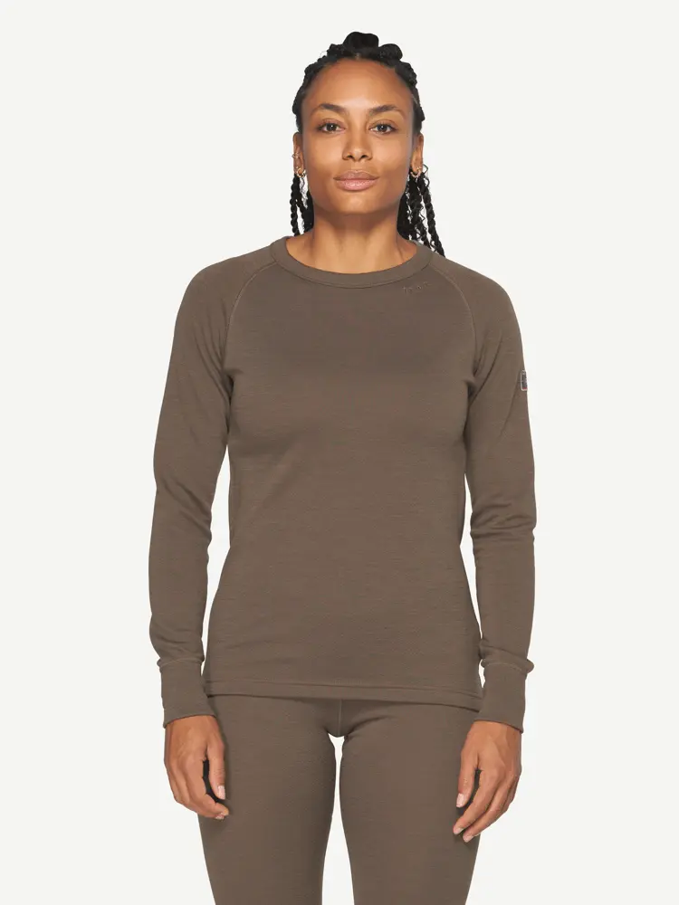 Devold Devold - Expedition Merino 235 Ulltrøye Dame - Large - Brun