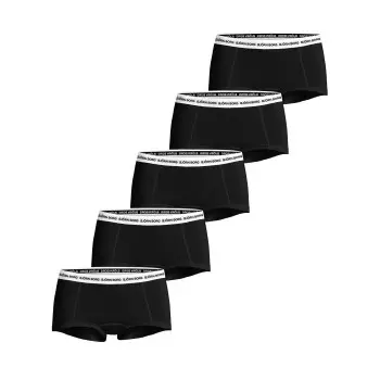 Björn Borg Björn Borg Truser 5P Everyday Boxer Shorts D1 Svart/Hvit økologisk bomull Dame