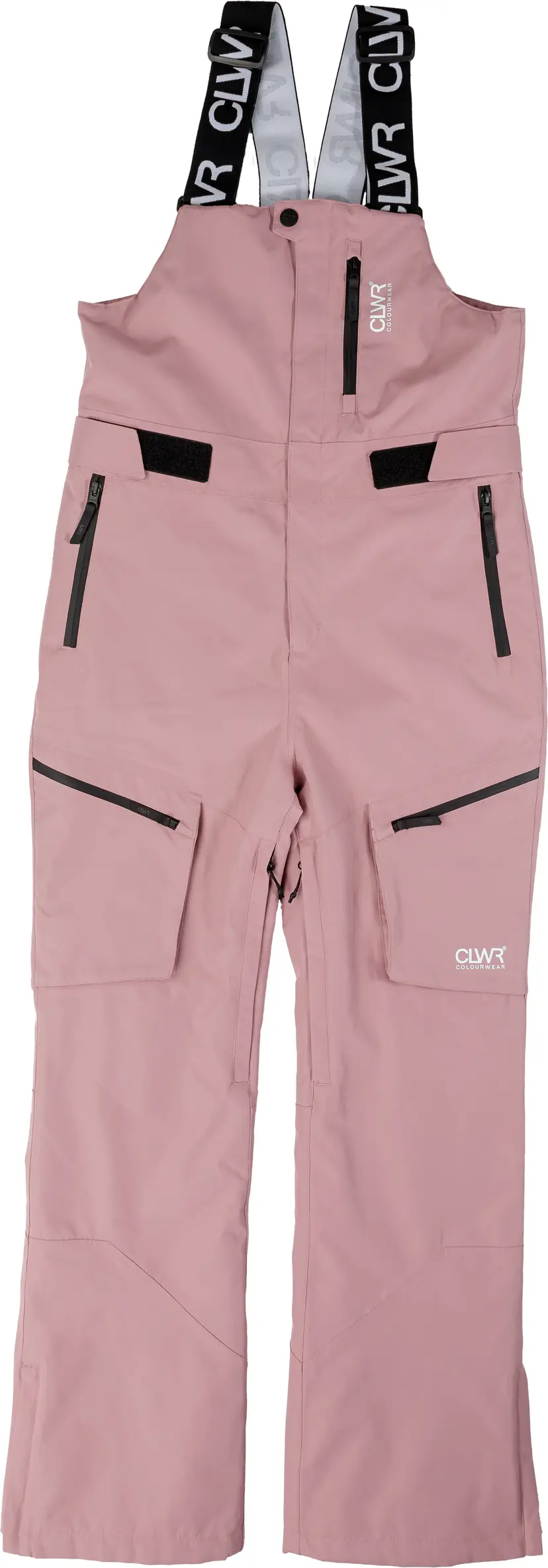 ColourWear ColourWear Women's Slash Bib Pants Dark Rose