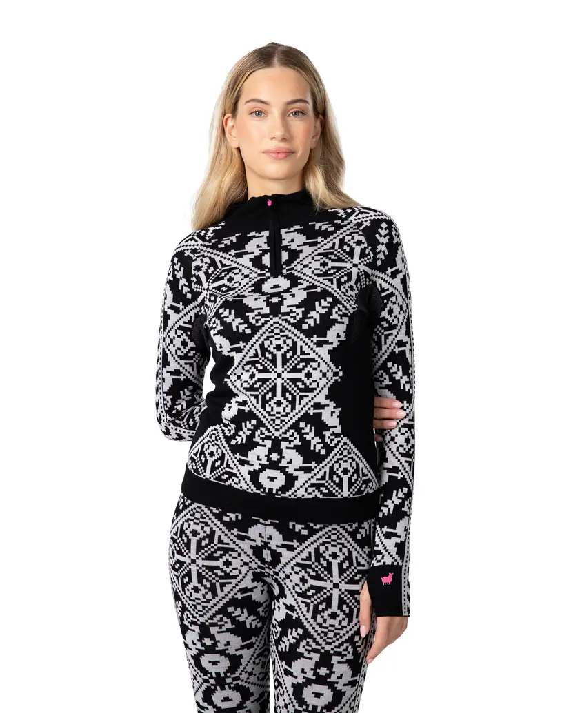 Kari Traa Kari Traa Women's Saga Half Zip Black
