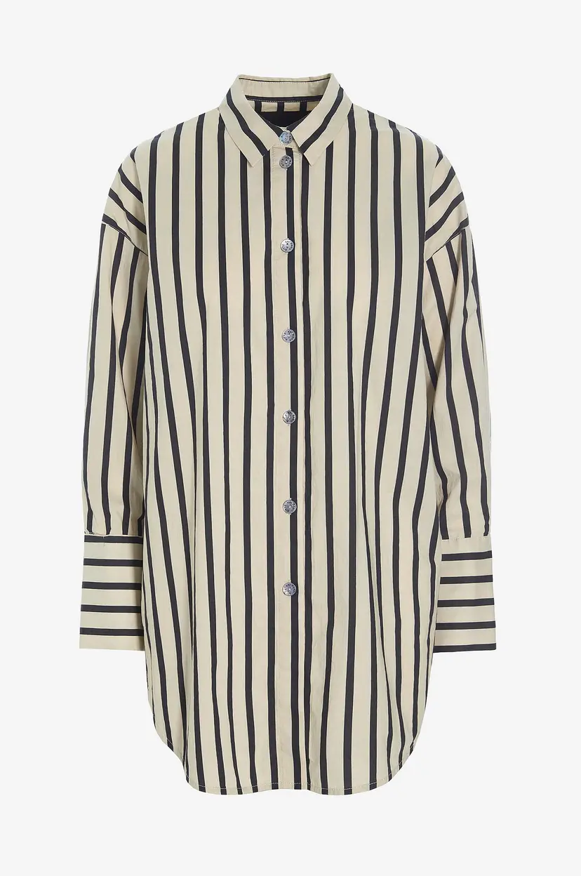 Bitte Kai Rand Skjorte Pirate stripe - Beige