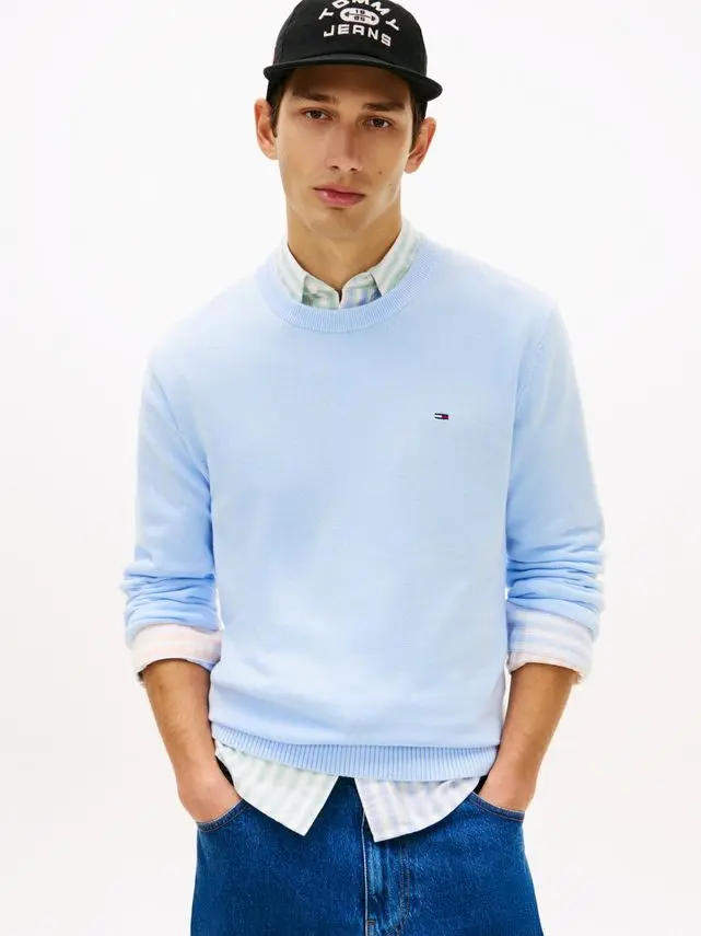 Tommy Jeans TJM SLIM ESS LIGHT SWEATER EXT