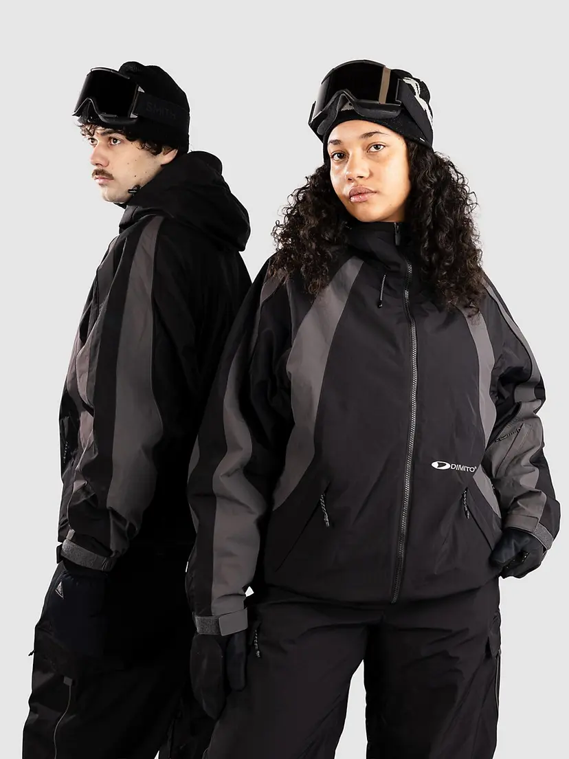 Dimito Dimito Wave Padded (Polartec) Jakke svart