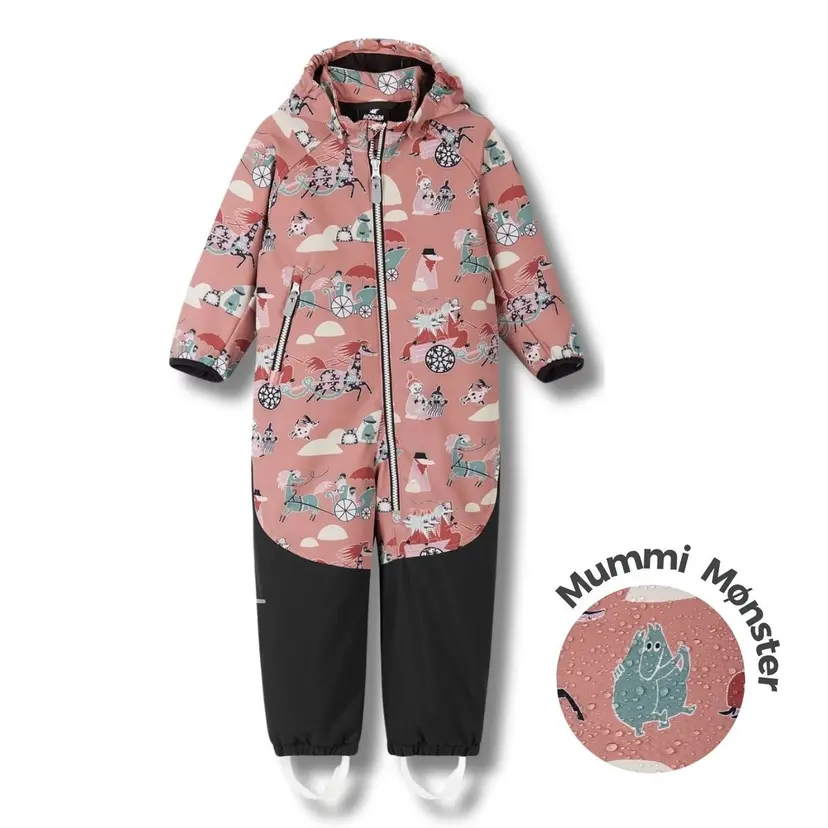 Reima Reima - Softshelldress Moomin Mjosa Rose Blush