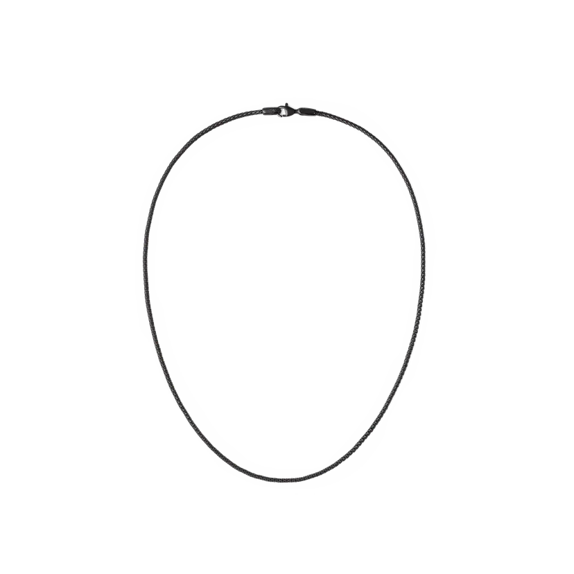 Daniel Wellington Black Necklace Tide Mesh 1.8 | DW
