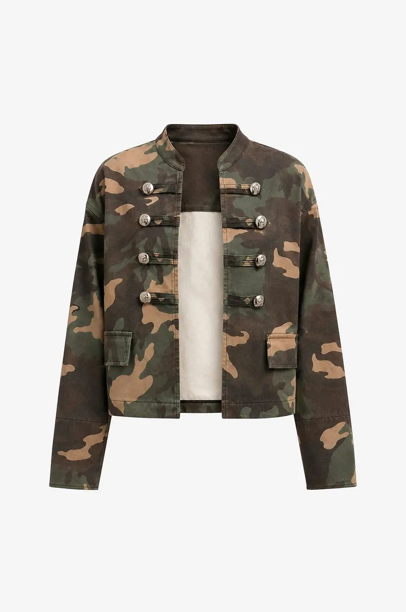 Costamani Jakke Camou Jacket - Grønn