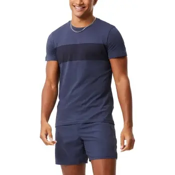 Björn Borg Björn Borg T-shirt Stripe Marine Small Herre