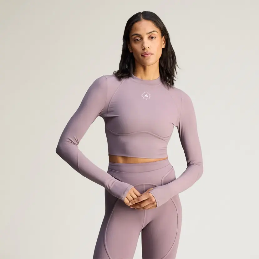 Adidas adidas by Stella McCartney Training Long Sleeve Crop Overdel