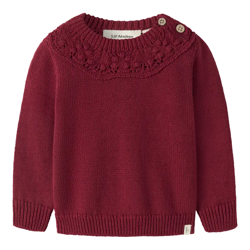 Lil`Atelier Lil' Atelier - Genser Reva Biking Red
