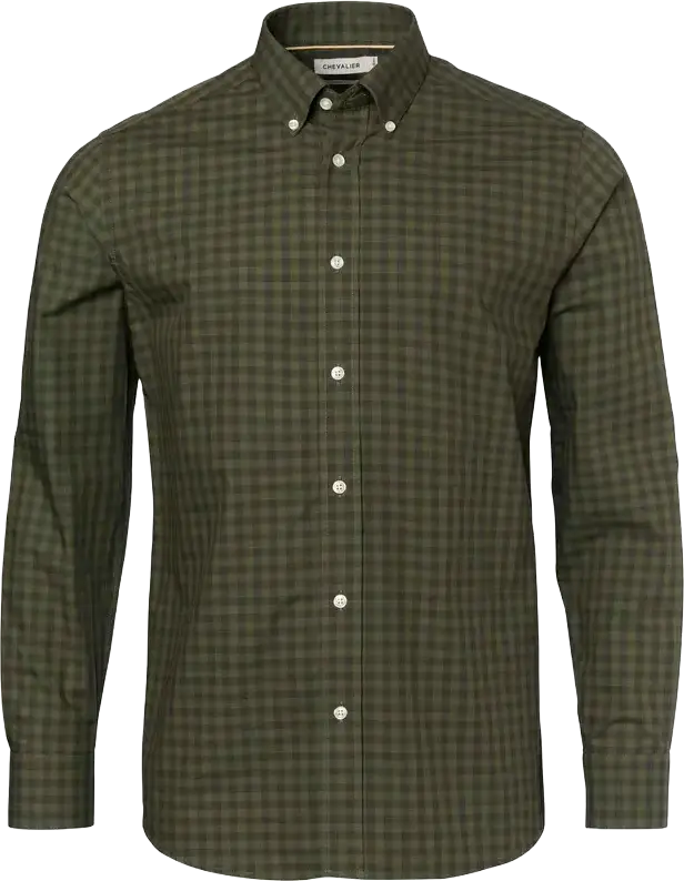 Chevalier Chevalier Men's Betley Regular Fit Shirt Glade Green Checked