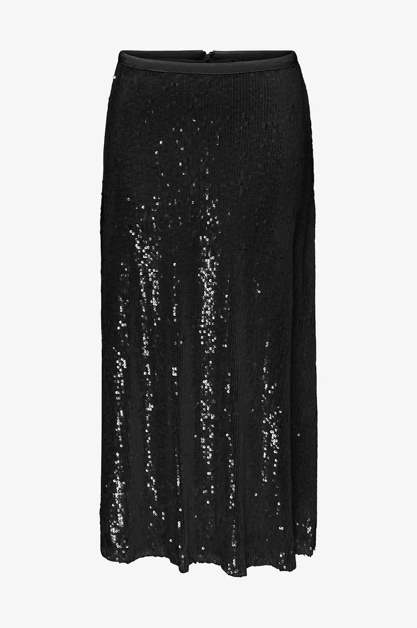 ONLY Skjørt onlCarin Sequins A-shape Skirt Wvn - Svart