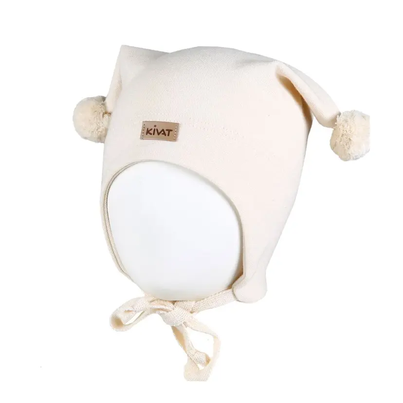Kivat Lue Kivat - Overgangslue Bomull Logo Offwhite