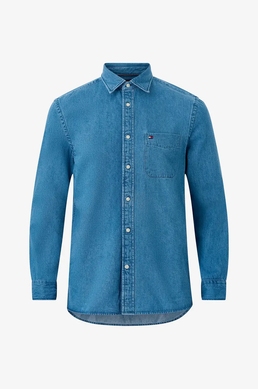 Tommy Hilfiger Denimskjorte Denim RF Shirt - Blå