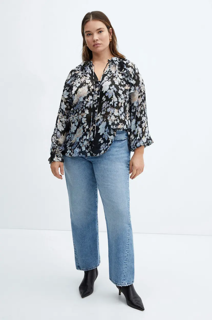 Mango Bluse Cordoba2 - Svart