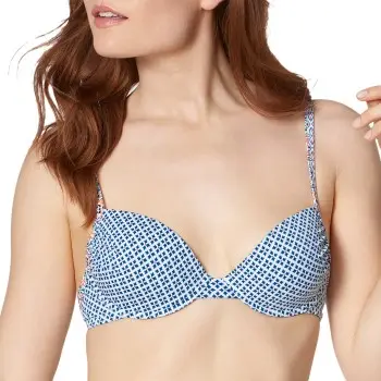 Triumph Triumph Mix and Match Padded Bikini Bra Blå/Hvit Dame