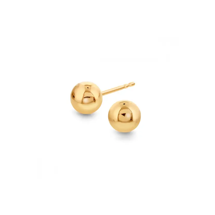 Arne Nordlie Arne Nordlie - 14 kt. kugle ørestikker, 5 mm - 53305