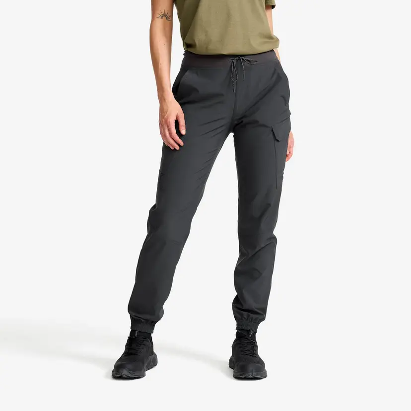RevolutionRace Verge Stretch Cargo Pants Dame Anthracite