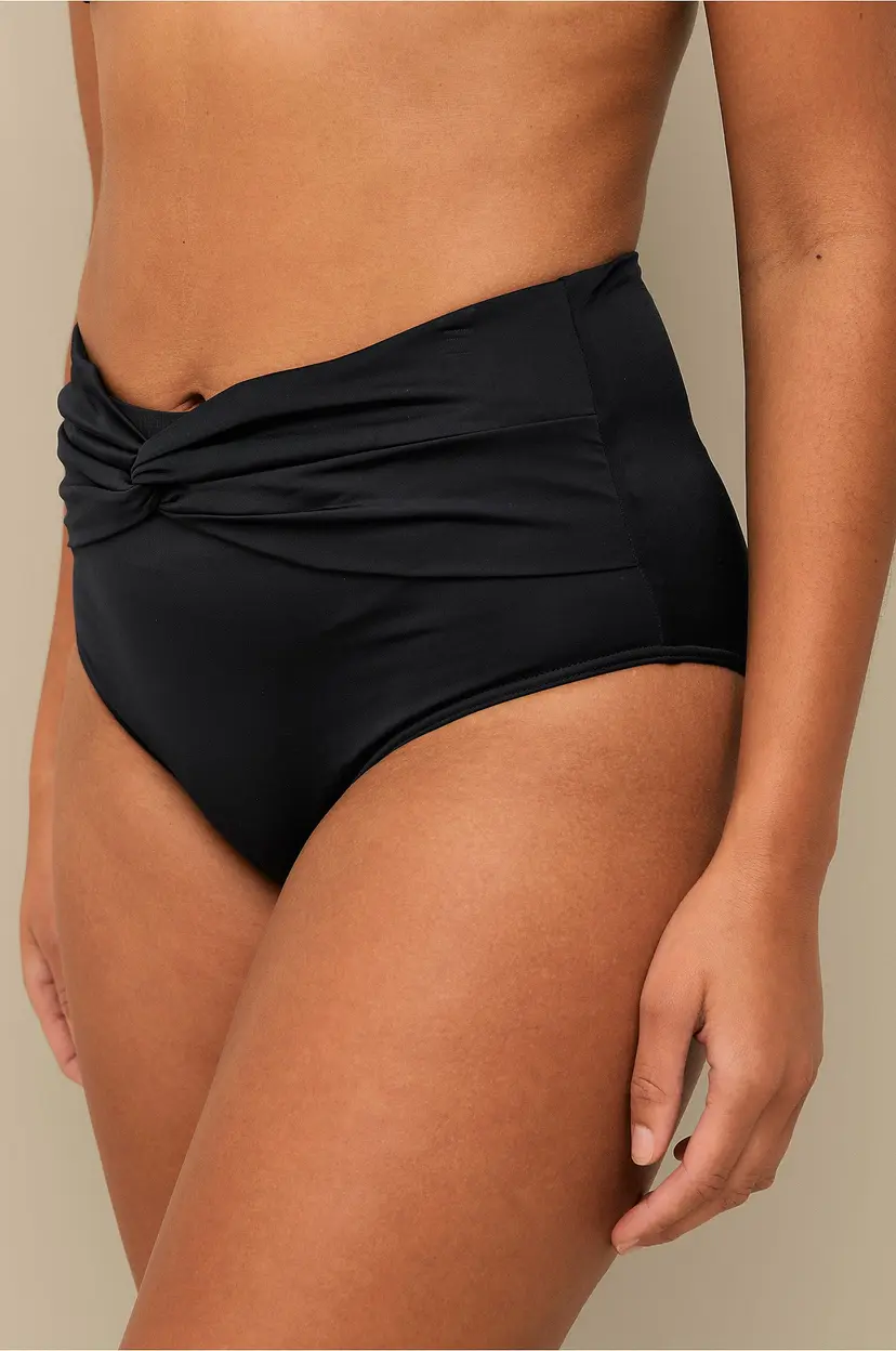 Ellos Collection Bikinitruser med knutedetalj - Svart