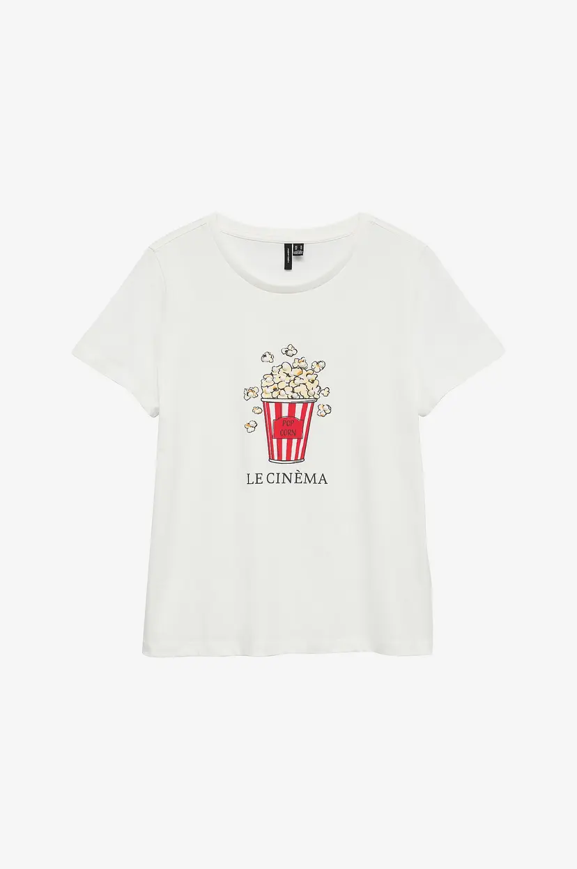 Vero Moda Girl T-skjorte vmClara Francis - Hvit