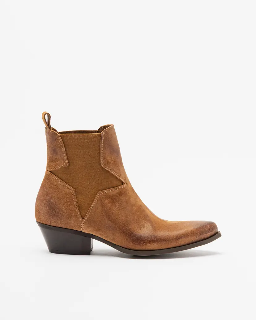 PROF PROF VIOLA Camel Ankle Boots