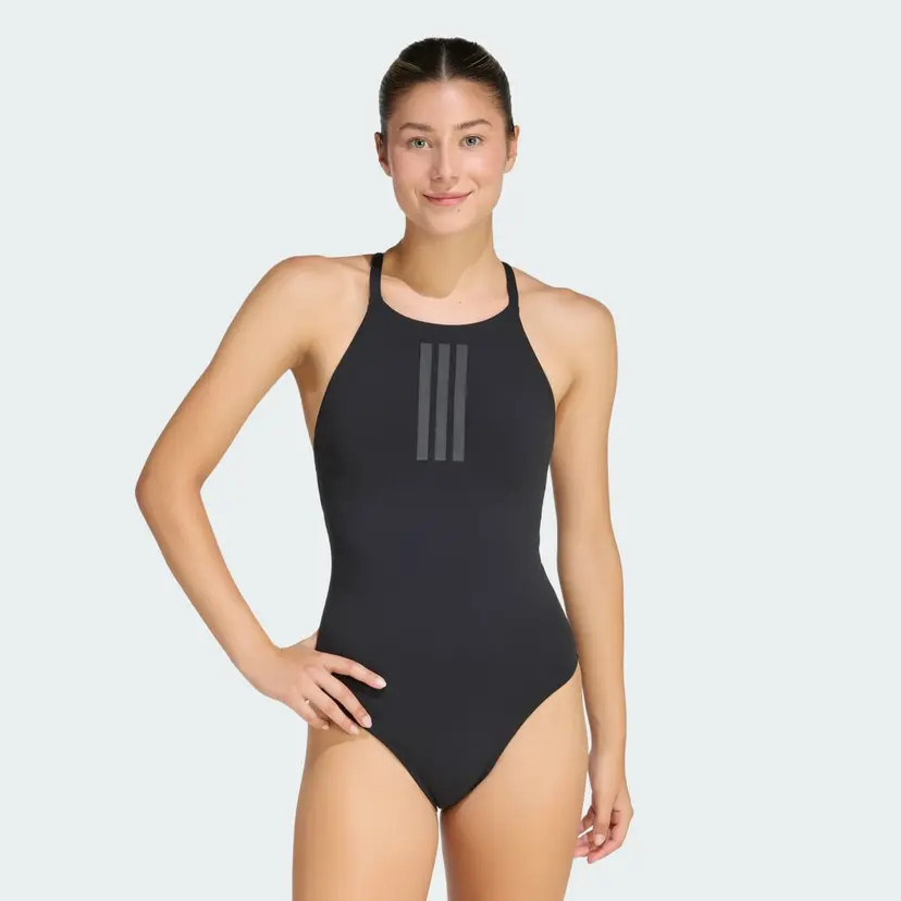 Adidas 3-STRIPES HIGH NECK 2-WAY STRAPS PEACHSOFT BADEDRAKT