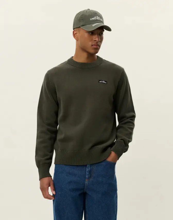 Les Deux Gary Patch Crewneck Knit