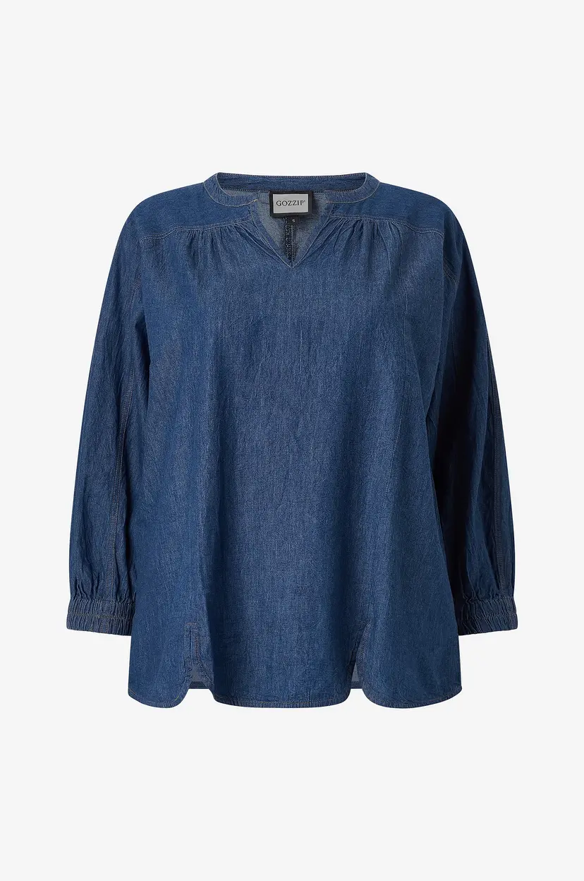 Gozzip Denimbluse gMila - Blå