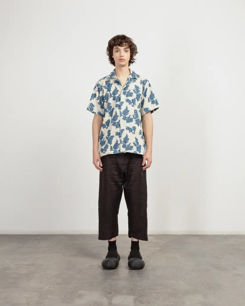 Oas OAS 7003-106 Blue Short sleeve shirt