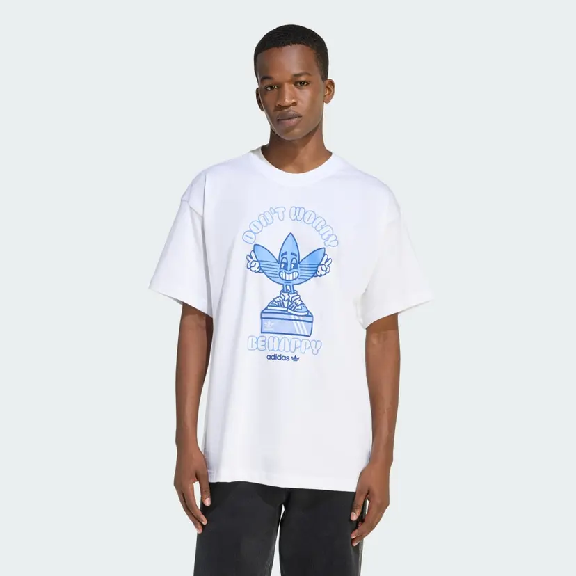 Adidas SMILE TREFFY T Graphic T-skjorte (kortermet)