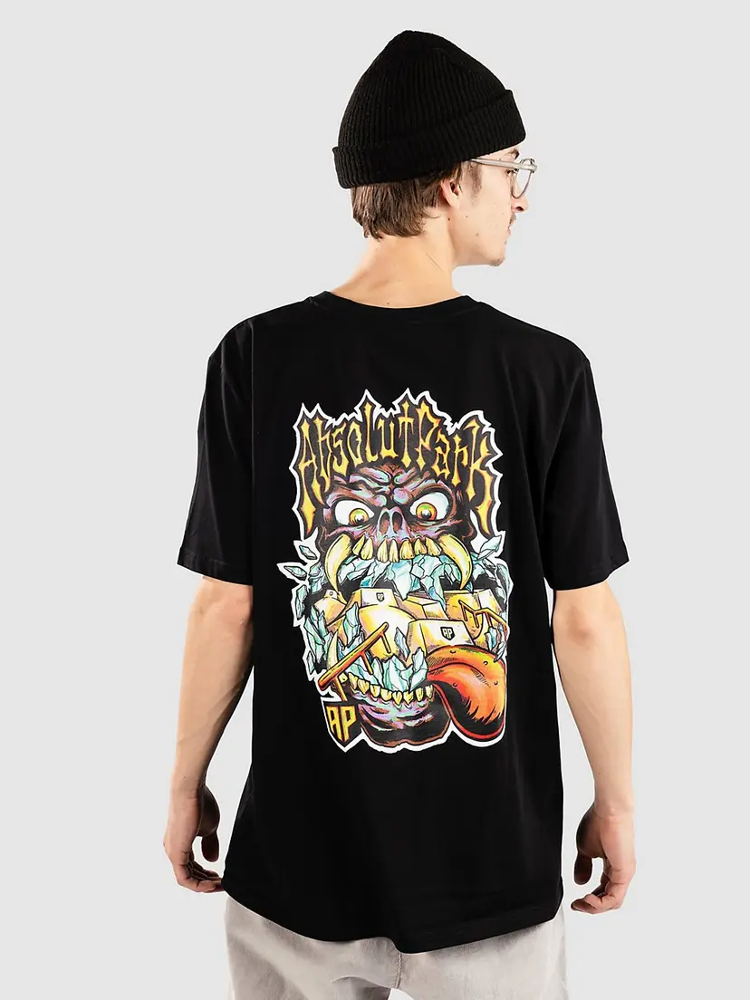 Absolut Park Absolut Park Ap Monster T-skjorte svart
