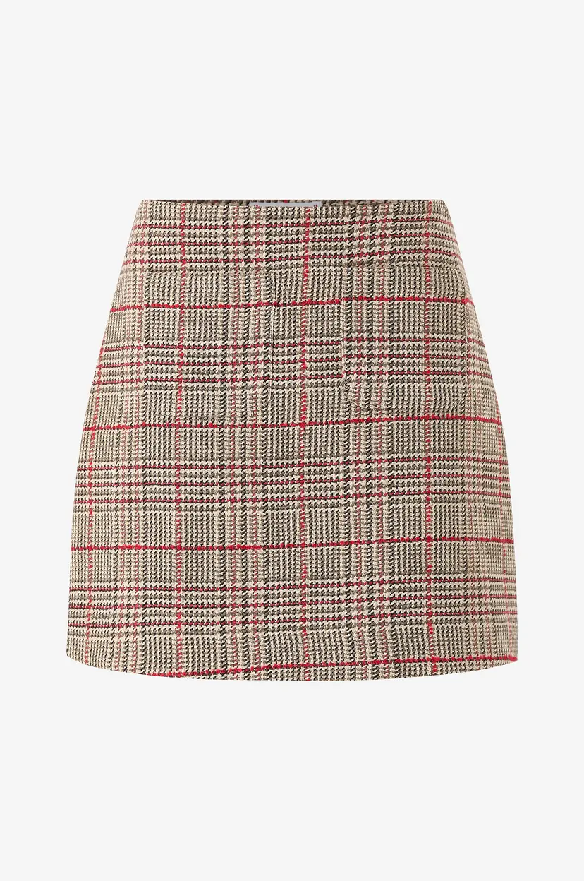 Tommy Hilfiger Skjørt Seasonal Texture - Rød