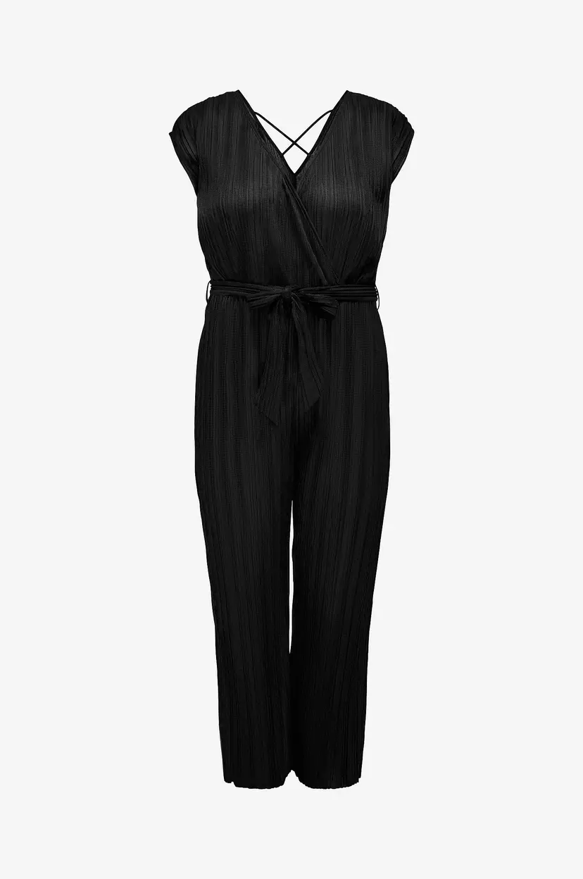 Only Carmakoma Jumpsuit carSafari Life S/L Jumpsuit Jrs - Svart
