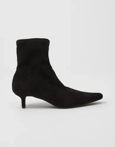 Nelly Nelly - Svart - Soft Sock Ankel Boot