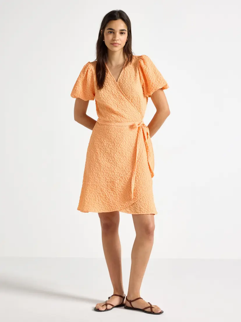 Lindex Minikjole med omslagsdesign