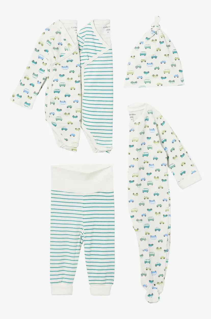 Ellos Collection Startsett Baby Sunny 5 deler - Natur